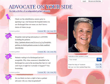 Tablet Screenshot of patientadvocate.updatespage.com